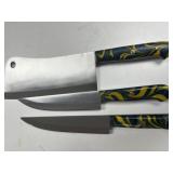 ASSORTED CHEF KNIVES - CUSTOM HANDMADE DAMASCUS ST