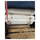 12-PERSON LIFE BOAT IN CONTAINER WITH MOUNTING BRA
