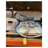 LOT ASSORTED - TERMINALS, ELECTRICAL PARTS, ELECTR