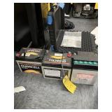 ASSORTED BATTERIES - 2- DURACELL ULTRA / 1- YUASA