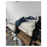 12-PERSON LIFE BOAT IN CONTAINER WITH MOUNTING BRA