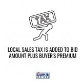 LOCAL SALES TAX IS ADDED TO BID AMOUNT PLUS BUYER