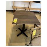 2-TOP TABLES WITH METAL BASE - 24