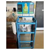 BLUE METAL CHIP RACK - 60