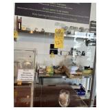 WOOD COUNTER WITH SNEEZE GUARD - 72