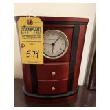 PLYMOUTH HOLLOW CLOCK / JEWELRY BOX