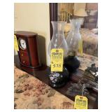 HURRICANE LAMPS WITH FLORAL DESIGN