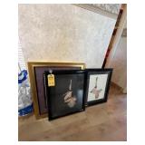 ASSORTED FRAMED & MATTED PICTURES - 2- OLIVIA - NU