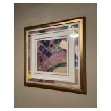 FRAMED & MATTED ARTWORK - ABSTRACT - HOLMES / REFL