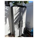 OUTDOOR RESIN CABINET WITH 2 DOORS & CONTENTS - PV