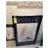 FRAMED ARTWORK - OLIVIA ONE WOMAN EXHIBITION 1995