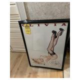 FRAMED ARTWORK - OLIVIA - NUDE
