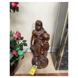 BROWN CERAMIC - 2 GIRLS - 25