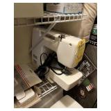 ASSORTED SEWING MACHINES - 1- SINGER IN CASE / 1-