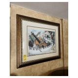 FRAMED & MATTED PICTURE - MUSICAL THEME - SIGNED C
