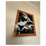 LARGE FRAMED PICTURE - CRANES - 48