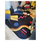 ART DECO SHAPED RUG - 8