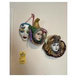 CERAMIC HANGING FACES