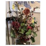 ASSORTED ARTIFICIAL FLOWERS & GREENERY