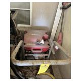 GENERATOR WITH BRIGGS & STRATTON MOTOR ON WHEELS -