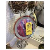 ASSORTED DECOR - PICTURES, MAGNIFYING MIRROR, BATH
