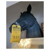 LARGE BLUE HORSE HEAD