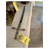 ORNATE DAGGER WITH SHEATH - MADE IN SPAIN - 18