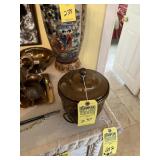 TOWLE BRASS TIGER HEAD ICE BUCKET