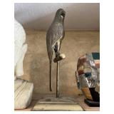 ASSORTED DECOR - 1- BIRD / 2- VASES / 1- MASK