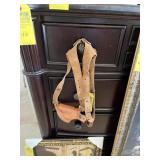 LEATHER GUN HOLSTER WITH SHOULDER HOLSTER