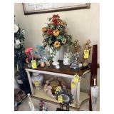 WOOD & GLASS CONSOLE TABLE