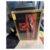 FRAMED ARTWORK - OLIVIA - NUDE - BAZOOKA