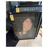 FRAMED ARTWORK - OLIVIA ONE WOMAN EXHIBITION 1994