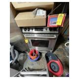 FRIGIDAIRE STAINLESS STEEL FLAT TOP STOVE / OVEN