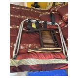 ASSORTED - 1- MAGAZINE RACK / 1- LUGGAGE RACK