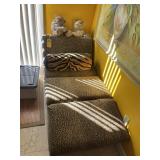 LEOPARD PRINT CHAISE LOUNGE