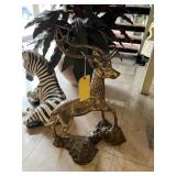 BRONZE STANDING DEER