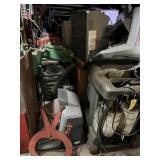 LOT ASSORTED MACHINERY & PARTS (FLOOR OF CUBBY)