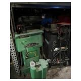 LOT MACHINERY & PARTS (FLOOR & 1ST SHELF)