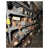 LOT ASSORTED PARTS (2 SECTIONS PALLET RACKING) (LE