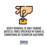 ASSET REMOVAL IS ONLY DURING DATES & TIMES SPECIFI