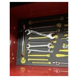 ASSORTED SNAP ON TOOLS - WRENCHES, SOCKETS, ETC