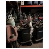 LOT ASSORTED MACHINERY & PARTS (CUBBY AREA / FLOOR