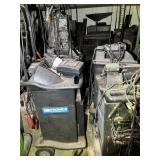 LOT ASSORTED MACHINERY & OIL DRAIN CONTAINERS (FRO