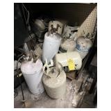 LOT PARTIAL R12 AC TANKS