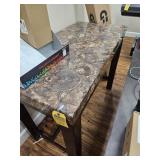 BROWN PATTERN TOP TABLE - 2