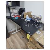 BLACK & WHITE ELECTRIC ADJUSTABLE HEIGHT TABLE - 3