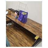 BLACK & WOOD-LOOK TABLE - 28