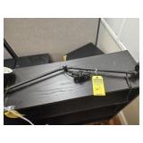 BLACK ADJUSTABLE WORK LAMP WITH CLAMP MOUNT