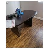 BLACK & WOOD-LOOK DESK - 3